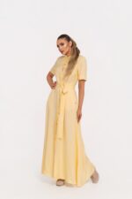Рокля Луиза Жълта