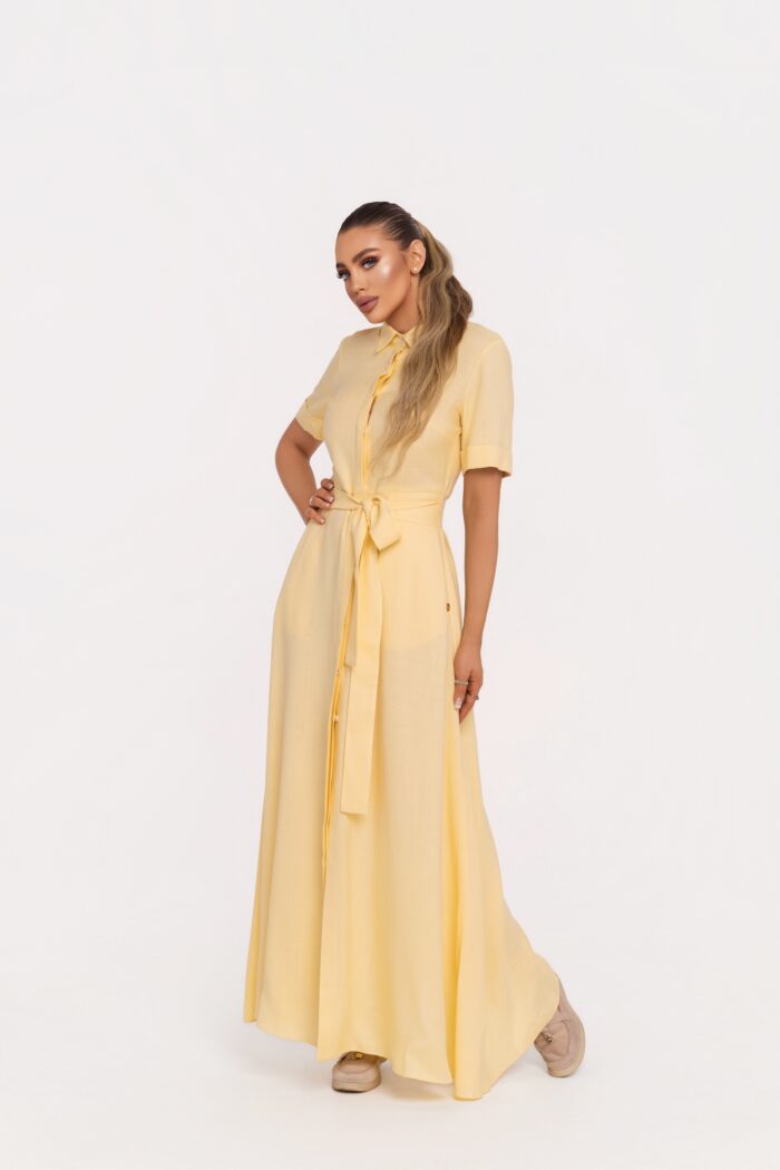 Рокля Луиза Жълта
