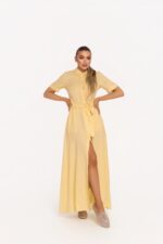 Рокля Луиза Жълта