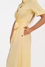 Рокля Луиза Жълта