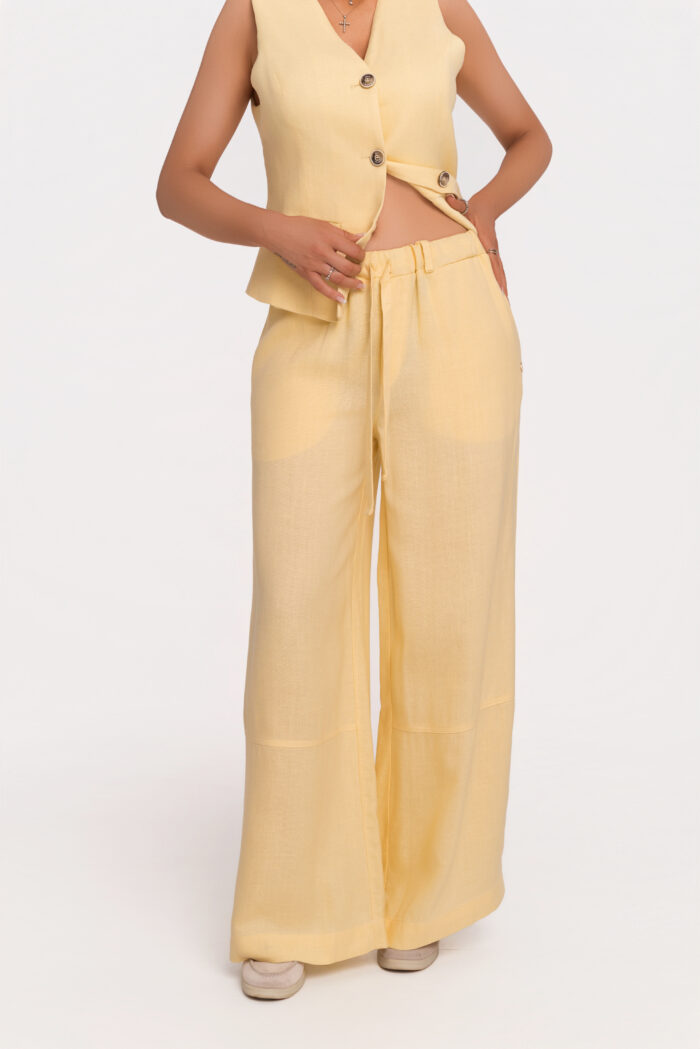 Панталон Любов жълт