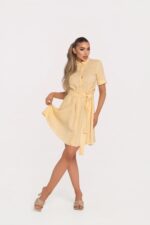 Рокля Лея Жълта