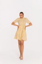 Рокля Лея Жълта