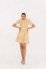 Рокля Лея Жълта
