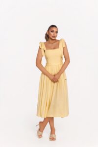 Рокля Лара Жълта