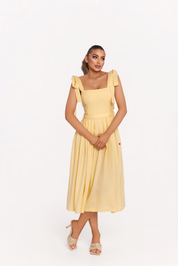 Рокля Лара Жълта