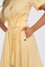 Рокля Лея Жълта