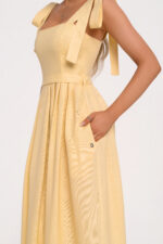 Рокля Лара Жълта