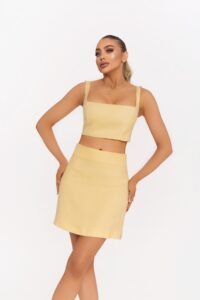 Пола и бюстие Лора Жълти