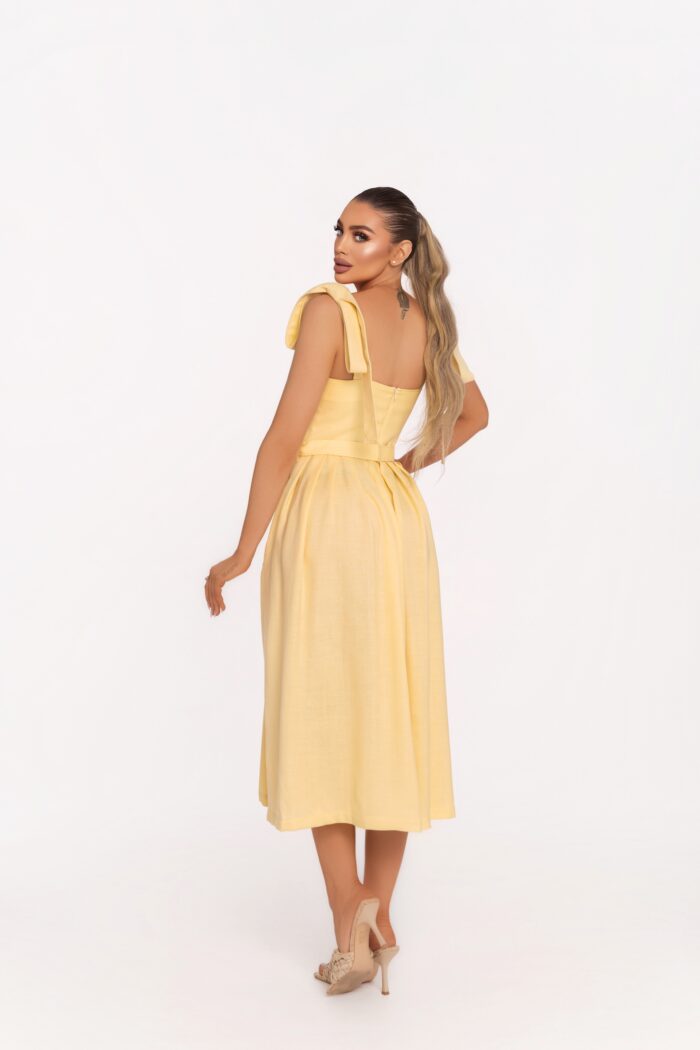 Рокля Лара Жълта
