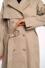 Бежово тренч палто Талиа
