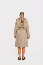 Бежово тренч палто Талиа