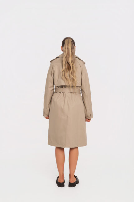 Бежово тренч палто Талиа