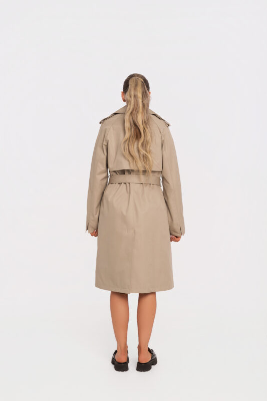 Бежово тренч палто Талиа