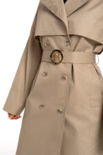 Бежово тренч палто Талиа