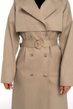 Бежово тренч палто Талиа