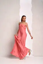 Веревна Рокля Poppy Корал